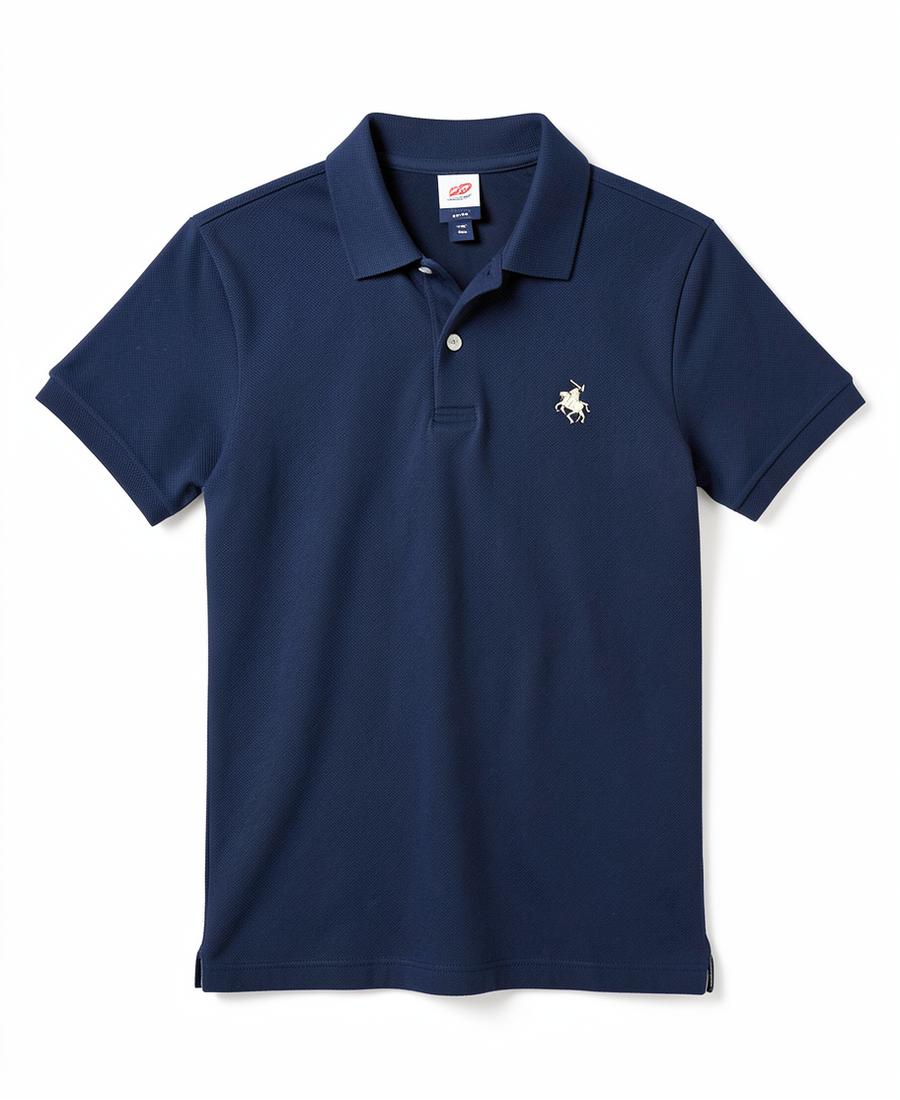 Navy Ralph Lauren custom-fit polo shirt